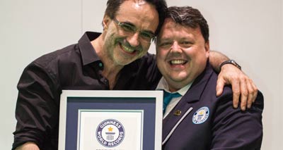 Noel Fitzpatrick receives a Guinness World Record