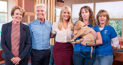 Guide dog pup joins ITV show