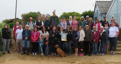 Nurses take part in beach clean for VNAM