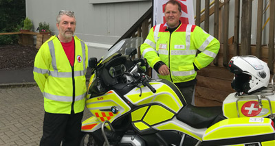 BSAVA ‘blood bikers’ help save human lives