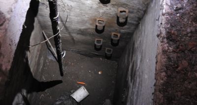 Children rescue badger stuck in a pit