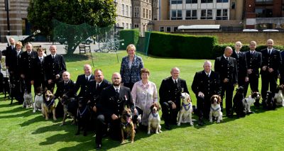 Hero police dogs receive animals’ ‘OBE’