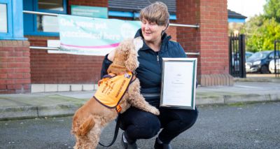 Recovery assistance dog receives PDSA Commendation