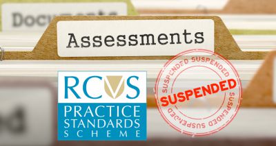 RCVS suspends Practice Standards Scheme assessments