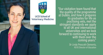 RCVS formally recognises Dublin veterinary degree