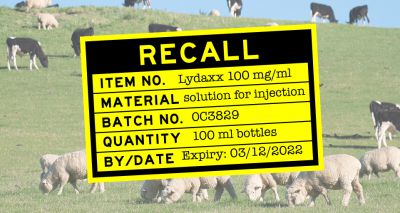 Lydaxx 100mg/ml solution recalled over sterility concerns