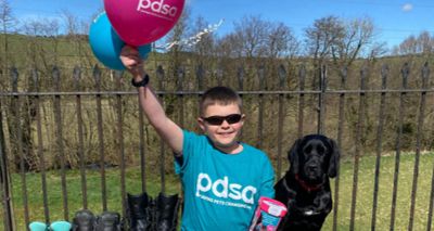 Nine-year-old walks 96 miles for PDSA