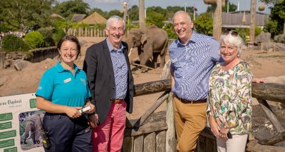 HOC Speaker visits Chester Zoo team