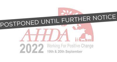 AHDA Conference 2022 postponed